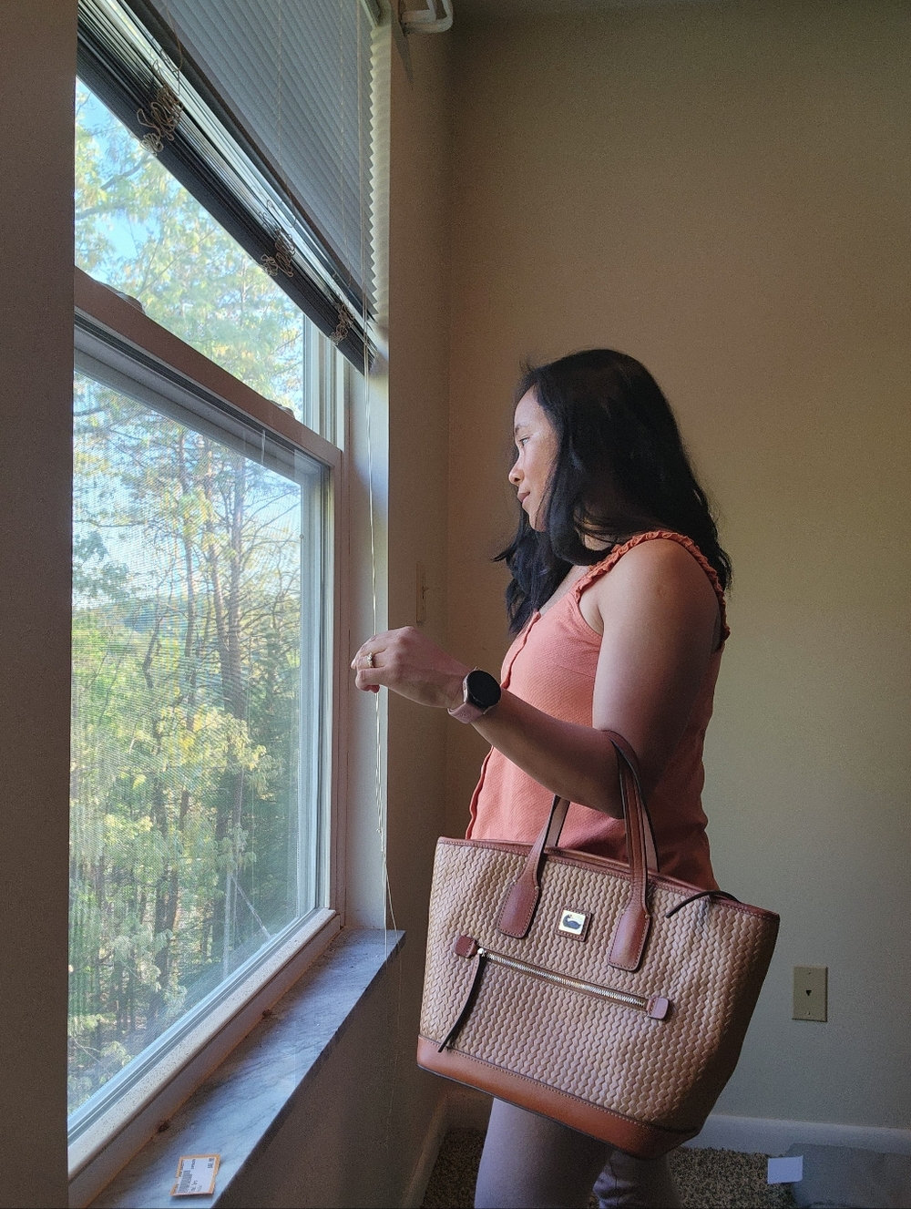 Dooney & Bourke Camden Woven Tote Bag - Picture 5 of 5